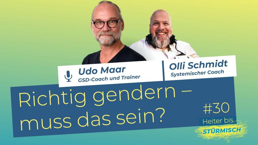 
		Grafik mit Podcast-Host Olli Schmidt und Systemischer Coach Udo Maar
	